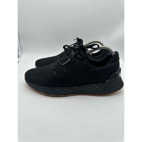 NoBull Ripstop Runner Mens‎ Size 8.5 Black Athletic Gym Running Sneakers Shoes - Picture 3 of 6